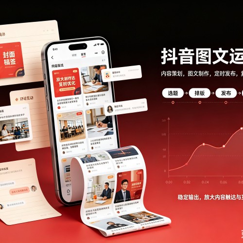 榕城抖音图文代运营服务